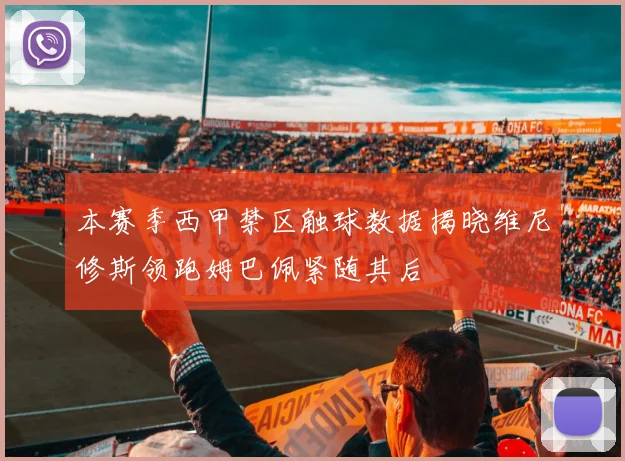 本赛季西甲禁区触球数据揭晓维尼修斯领跑姆巴佩紧随其后